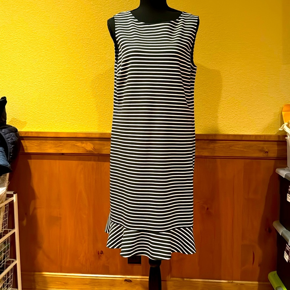 Lands’ end striped dress